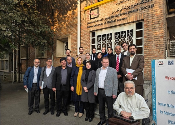 بازدید متخصصان عالی‌رتبه سلامت روان سازمان جهانی بهداشت و اعتیاد از مرکز ملی مطالعات اعتیاد